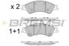 BREMSI BP3527 Brake Pad Set, disc brake